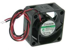 24VDC, 1-9/16in. Square X 3/4in. Sunon Box Fan MB40202V2-000U-A99